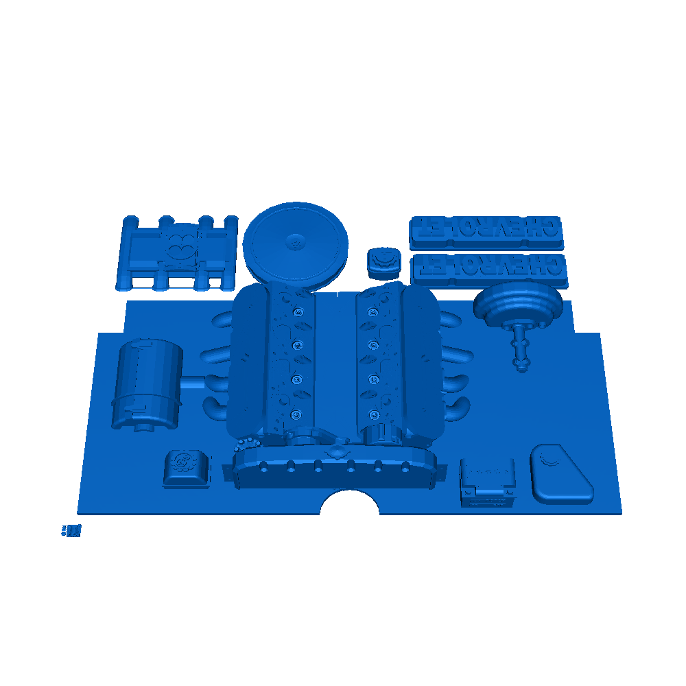 64 impala engine bay