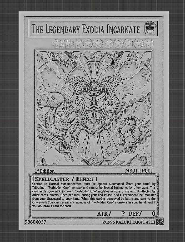 the legendary exodia incarnate 3D models download Creality Cloud