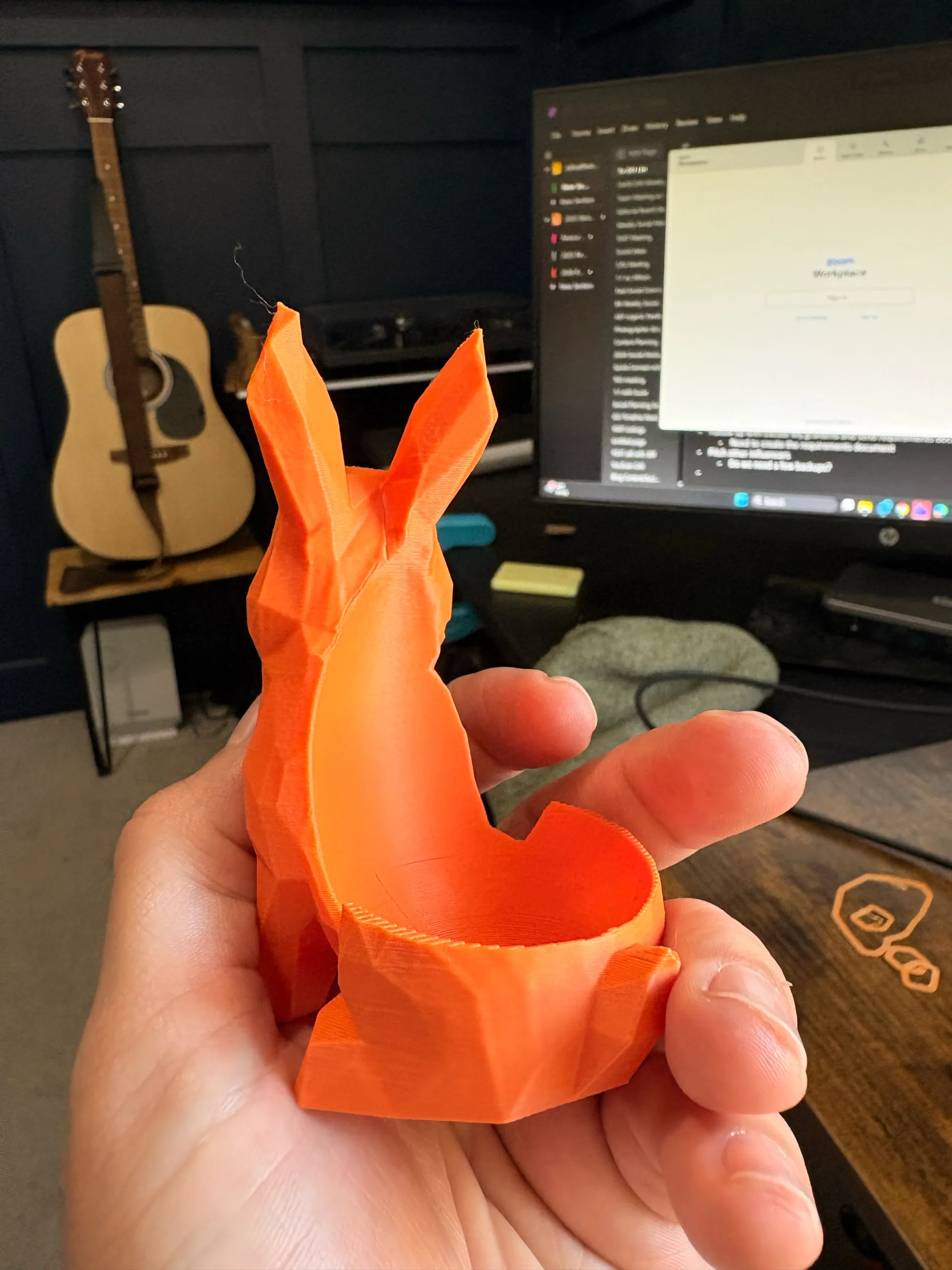 Easter egg bunny stand-1