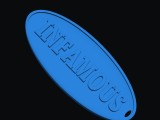 Infamous keyring -3
