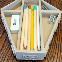 Coffin Pen and Pencil Case-1