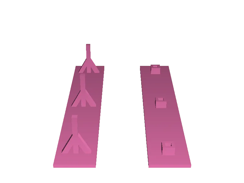 Simple benches for G gage train