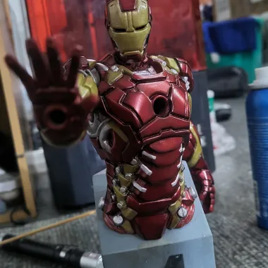 Iron Man Bust - Marvel - Fan Art-0