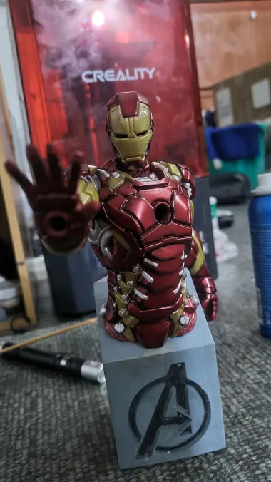 Iron Man Bust - Marvel - Fan Art-0