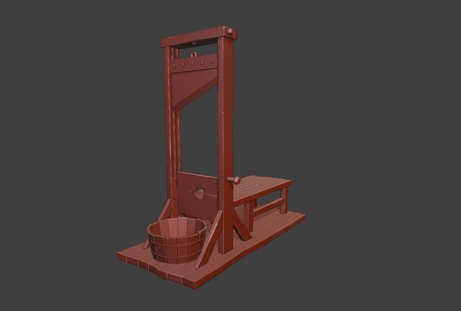 Guillotine Miniature 3D Model | 3D models download | Creality Cloud