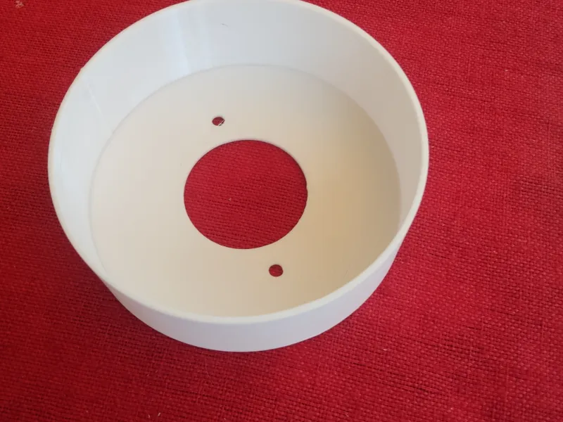 Caixa de teto para luminária de teto