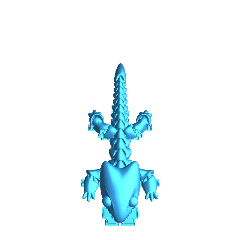 DRAGON KEYCHAIN 001 - WITH HOLE