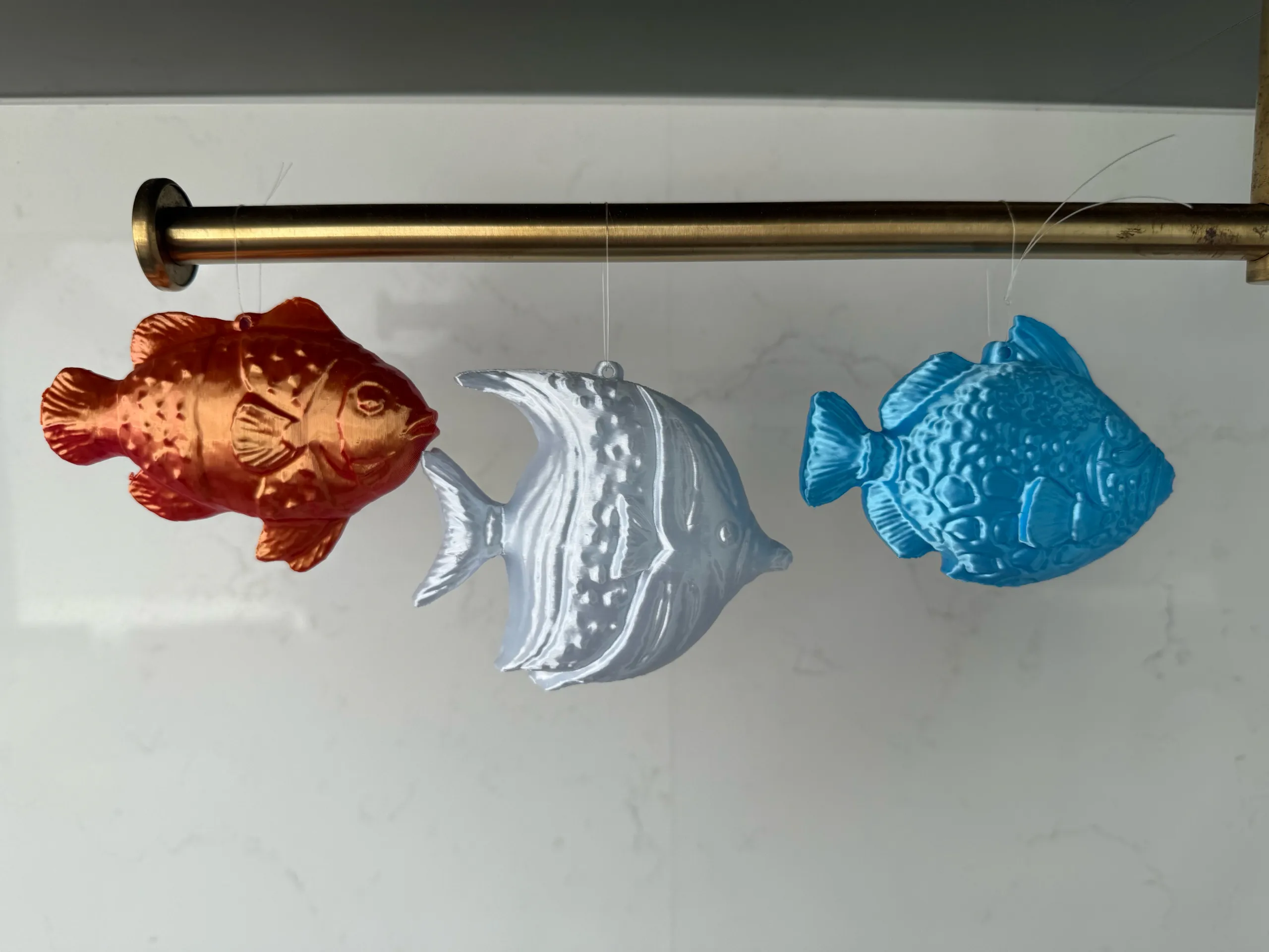 Three Fish Ornaments           -0