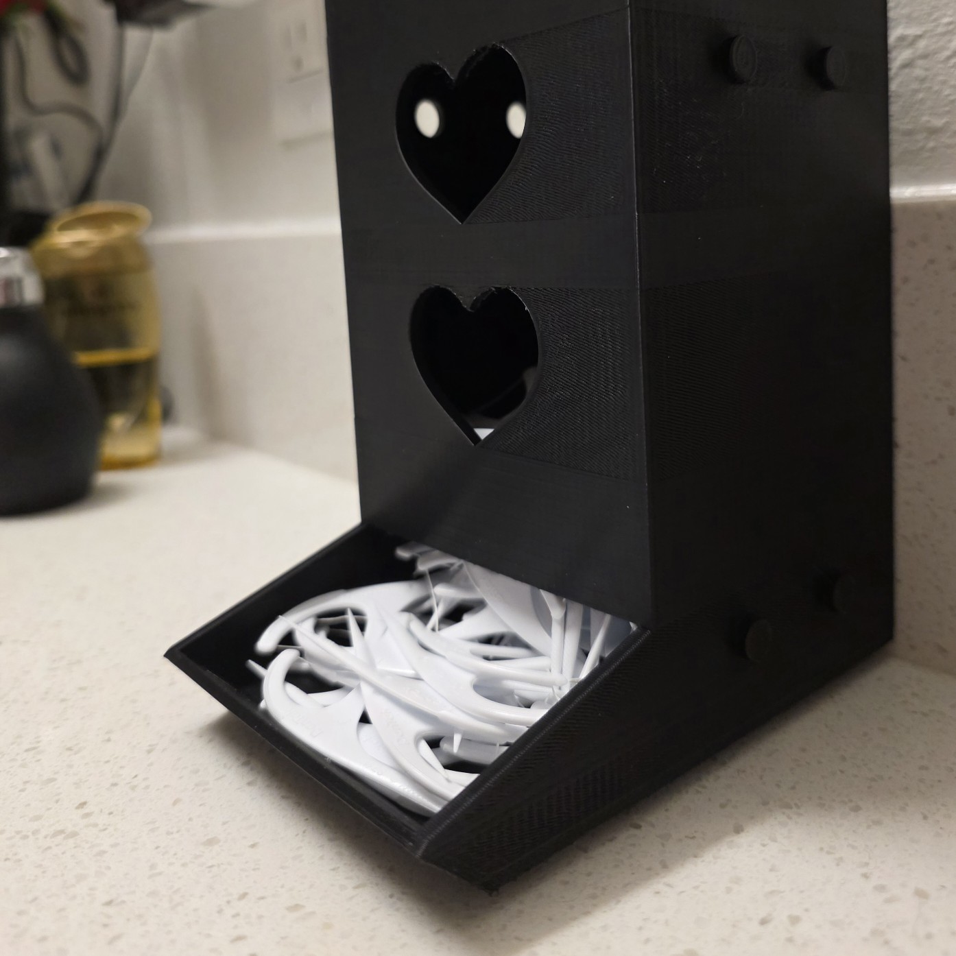 Stackable Dispenser/Organizer for Trinkets, Tea, etc