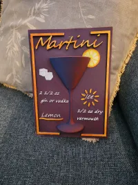 Cocktail 3D Wall Art Decor-0