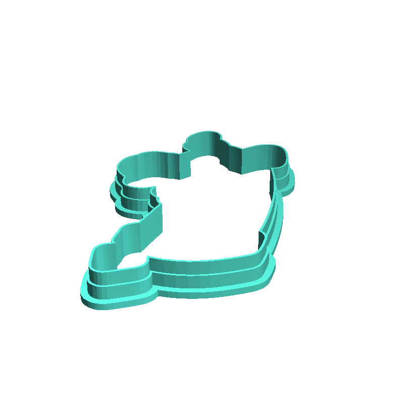 Scooby Doo cookie cutter set of 5
