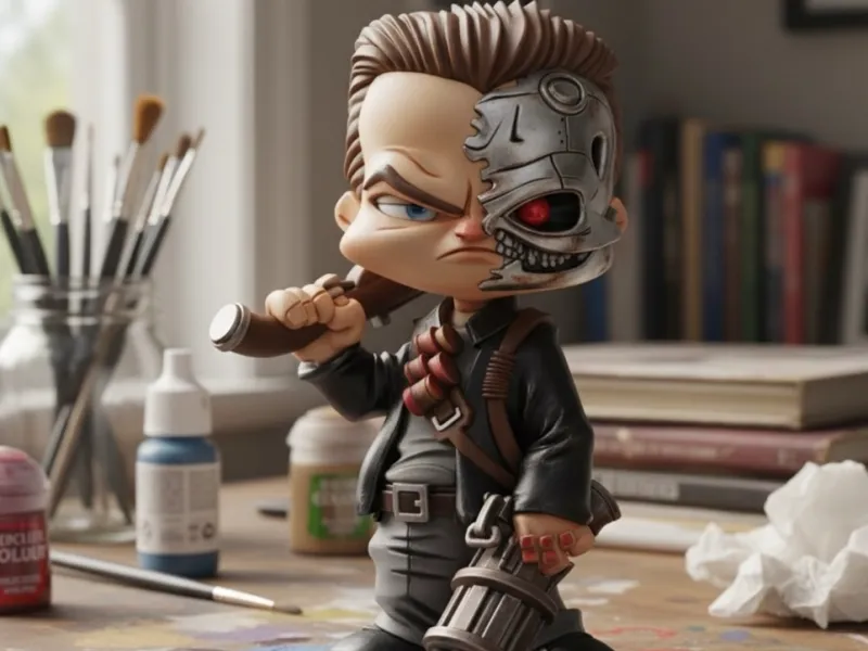 Chibi Terminator T800– Acero Imparable