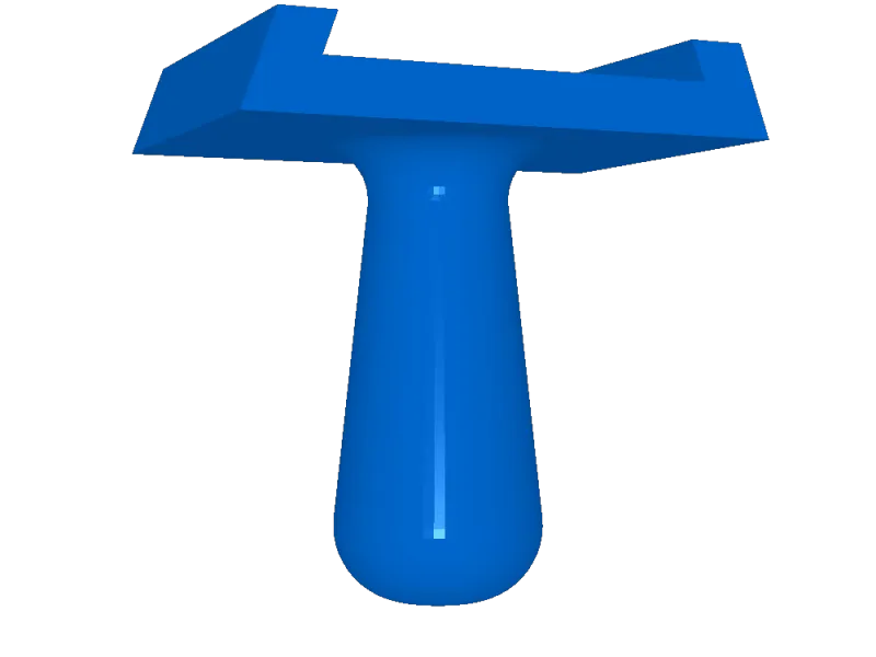 Manche de timbre