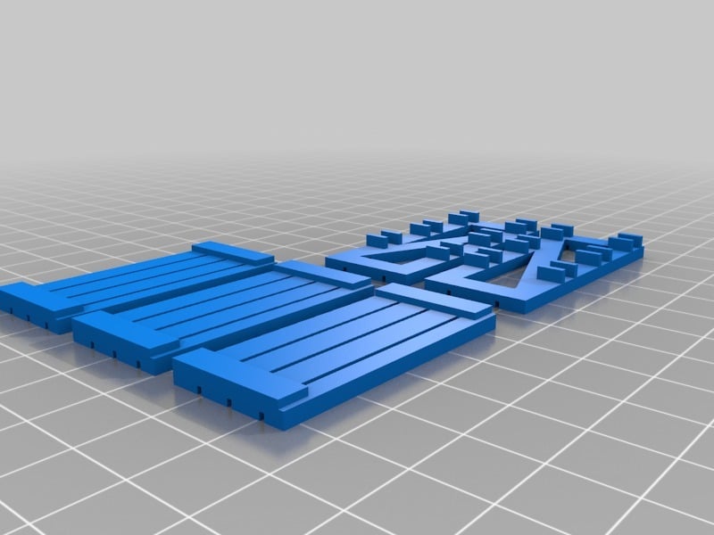 Estanterías paramétricas de 2x4 (escala 1:18)