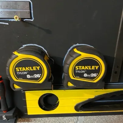 Tape Measure Holder for Tool Wall