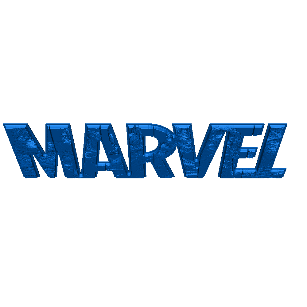 Marvel Buchstaben Lampe