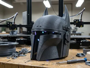 Free Cosplay STL Download - Batdalorianby BX3DELITE - Косплей и аксессуары - PLA - изделие 3D-печати - фото 14