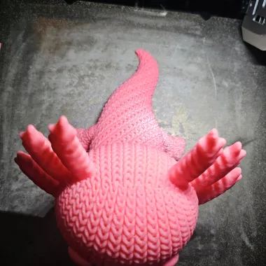 Knitted Axolotl-1