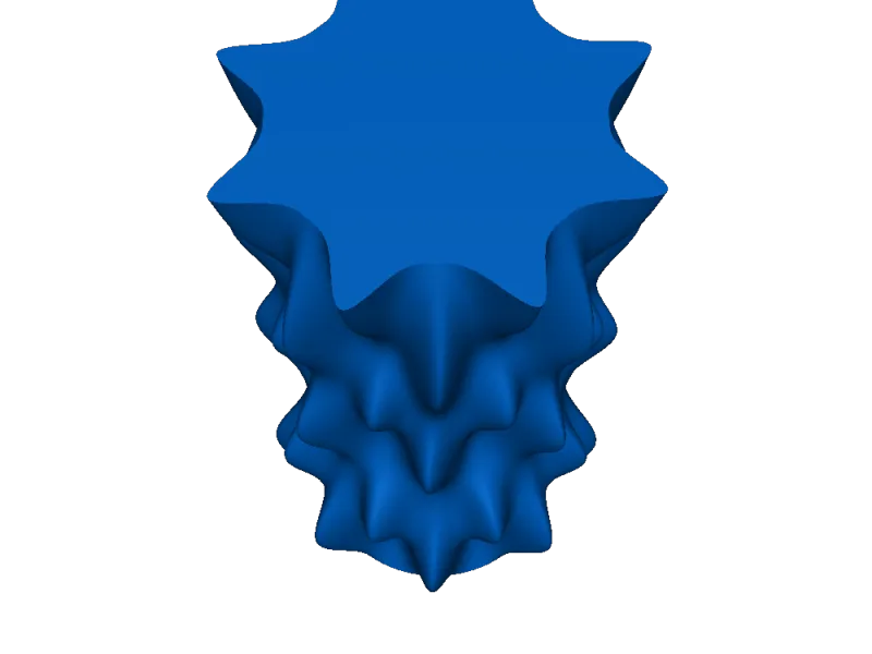 vase à bosses 