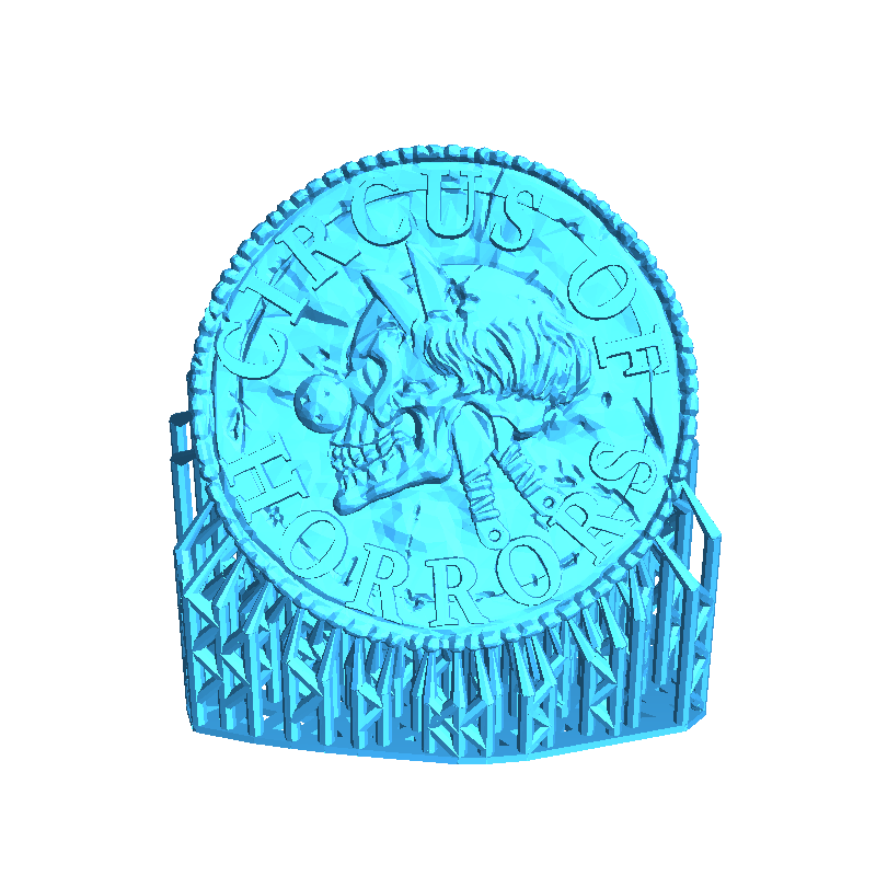Circus Token- Jerrys Circus of Horrors-Presupported - Illust
