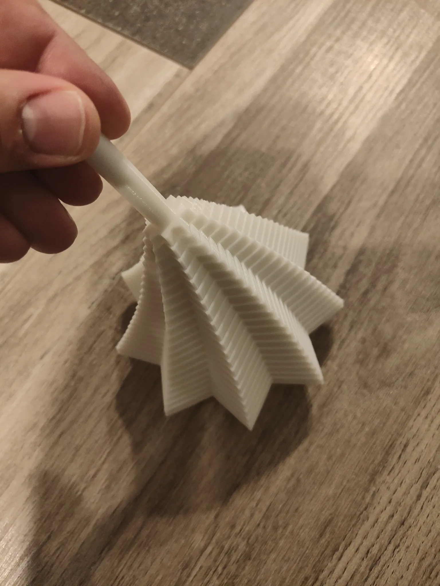 Fractal fidget star w/handle-1