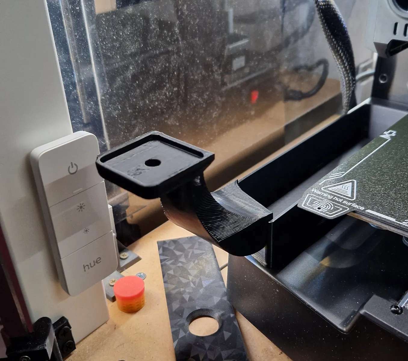 Bin with nebula cam mount - removable