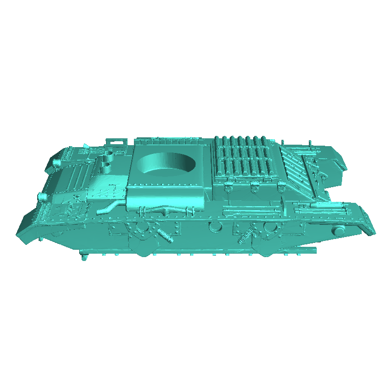 Chars d'infanterie Valentine Mark Mk. VIIA - miniatures ww2 vehicules
