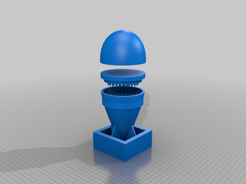 little boy grinder (atomic bomb styled) -easy print version