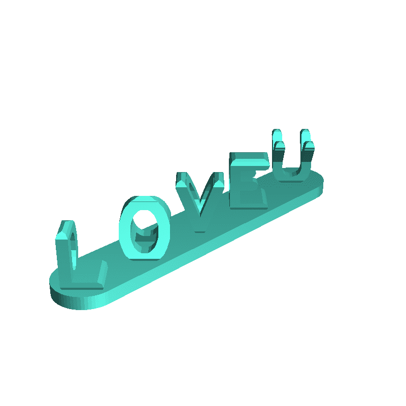 love you daddy - dual text illusion