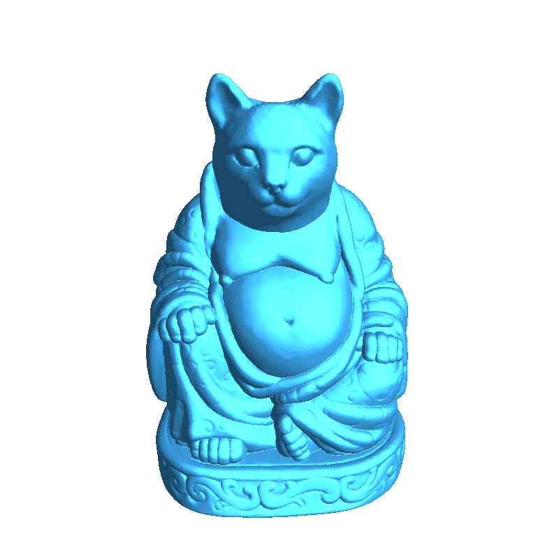 Cat buddha