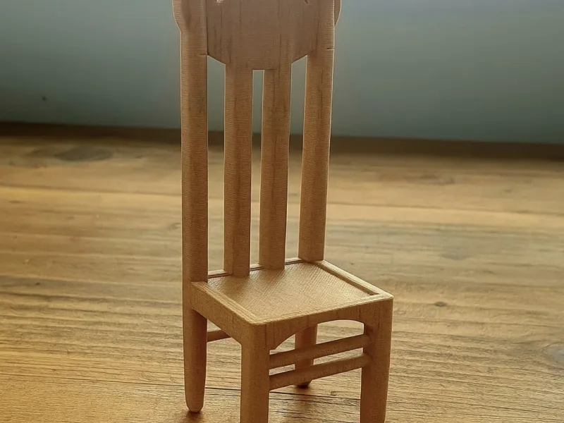 Poppenhuisstoel van Charles Rennie Mackintosh