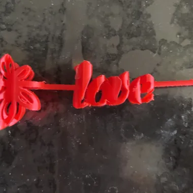 Text Flip: Valentines Rose-0