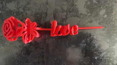 Text Flip: Valentines Rose-0