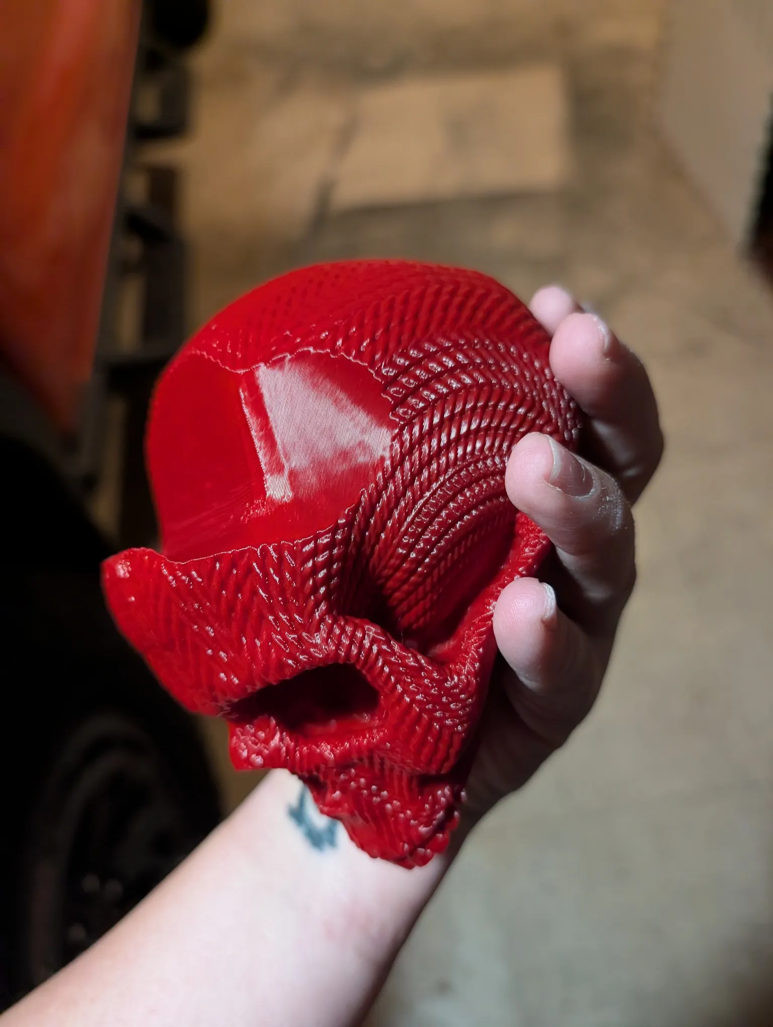 Skull Controller Stand | Version 2 | Knitted-2