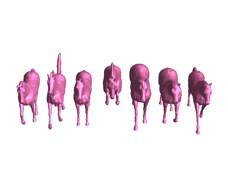 posed horses - bretonnian steeds - dp
