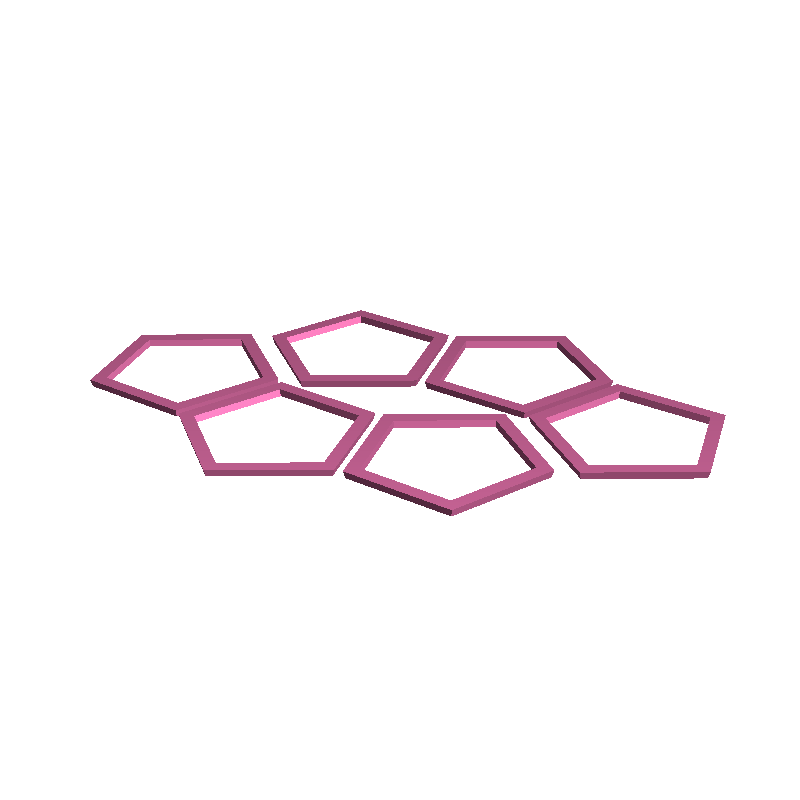 pentogon 6 pcs
