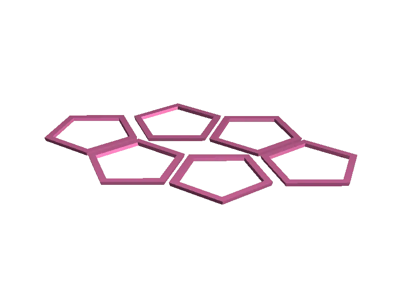 pentogon 6 pcs