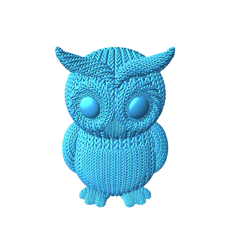 Knitted Owl