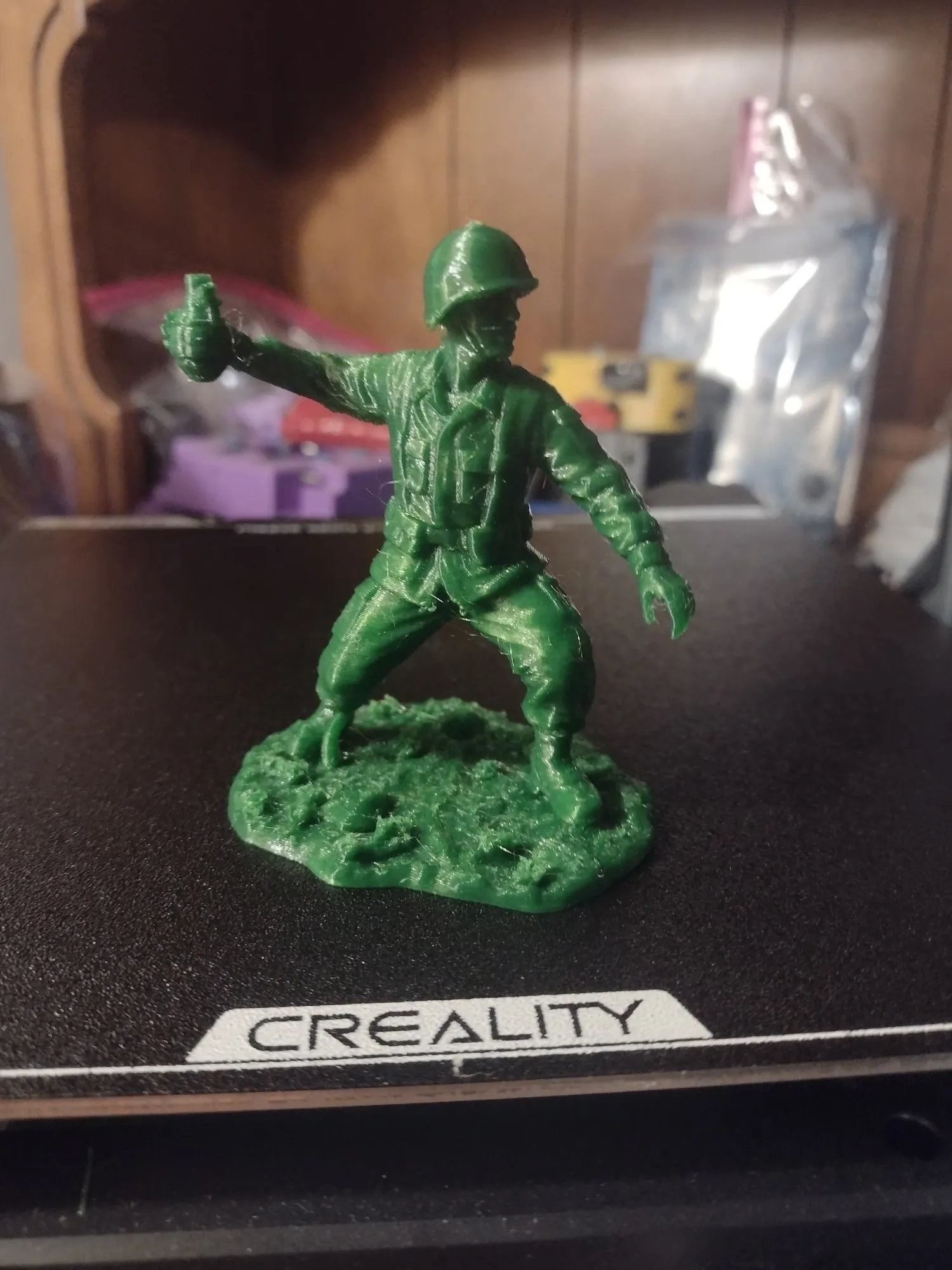 Green Plastic Army Man 2-1