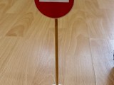 The road sign, STOP. -5