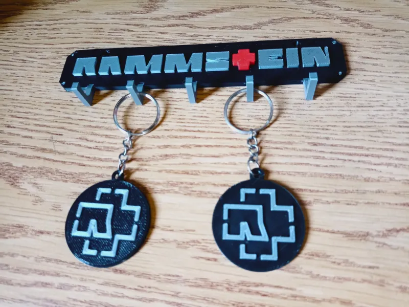 Llavero de Rammstein - Porta Llaves.