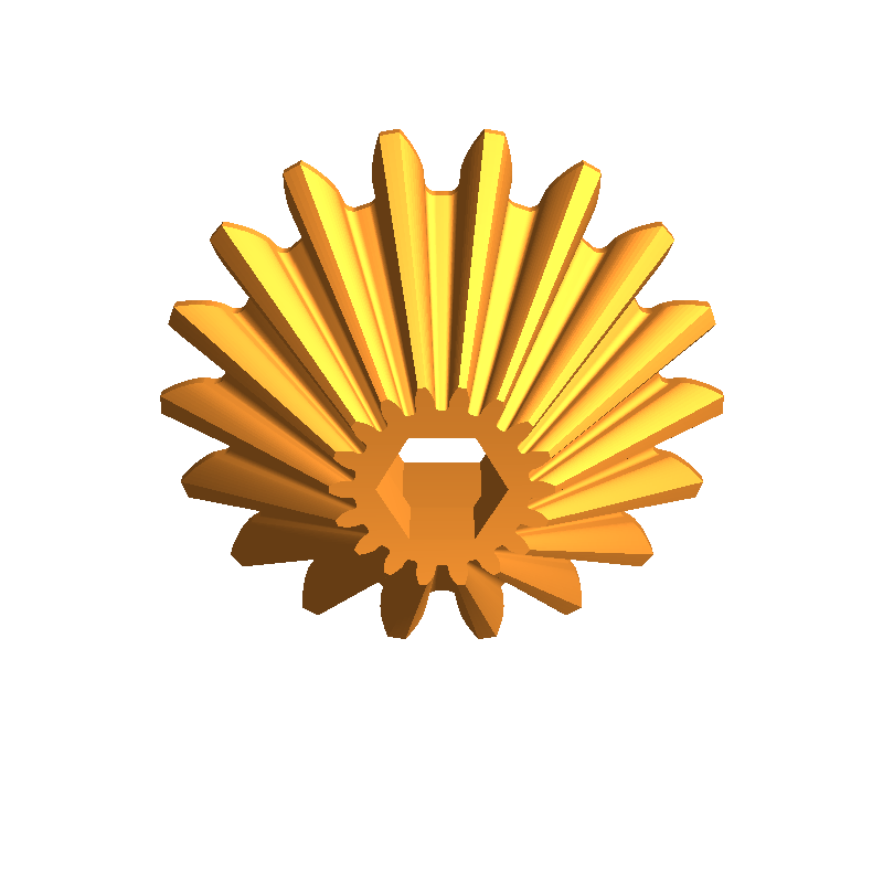 90-Grad-Kegelrad
