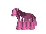 giraffe outline cookie cutter-0