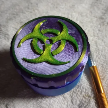 Biohazard - Stash Jar Lid-0