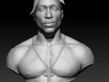 2pac bust 3d file-1