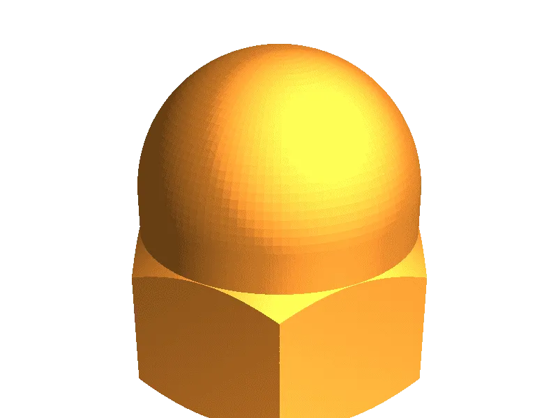 parafuso e porca Thingiverse.com