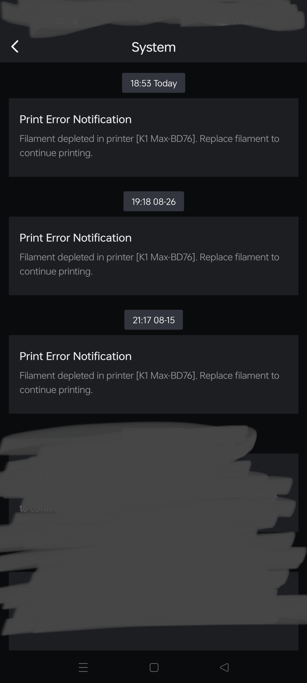 Normal File Notification Hi ! I'm just wondering if anyone else is getting a random