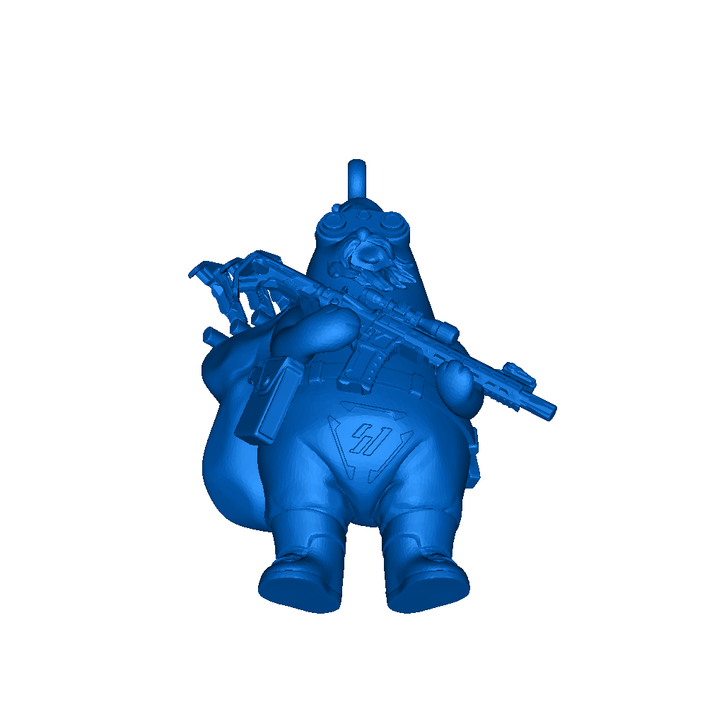 SI Xmas Bear Arms Ornament v01