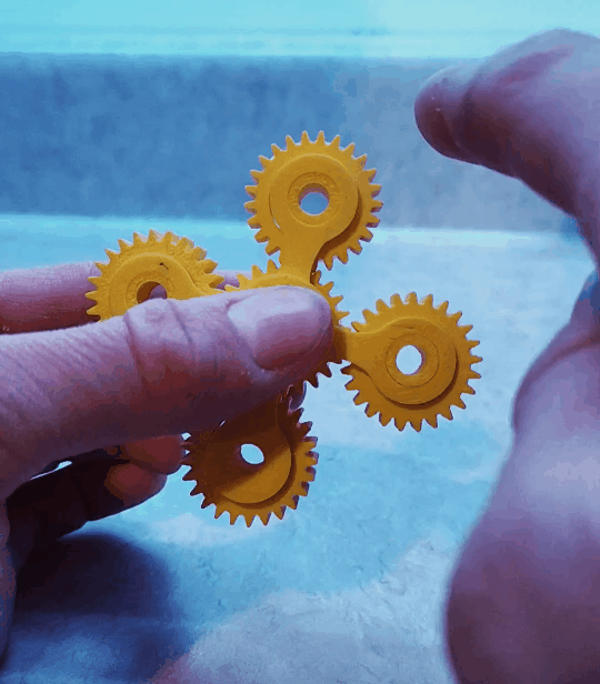 Planetary gear fidget spinner (V2)