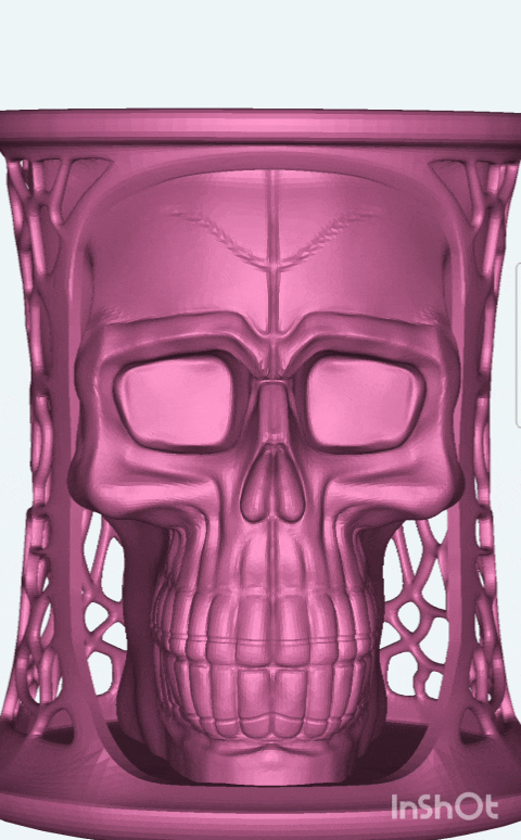 SEWACC Skull Pen Holder – Halloween Skeleton Pencil Holder – Creative Desktop Organizer For Office & Home Decor - View #9